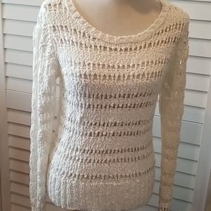 Cotton Open Twine Sweater